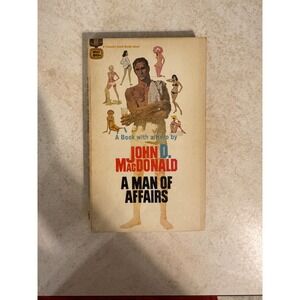 A Man of Affairs John D MacDonald 1957 First Edition Gold Medal Paperback d1552